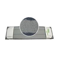2794451 Моп плоский из микрофибры Zeta, 40х13 см с ушками и кармашками Euromop